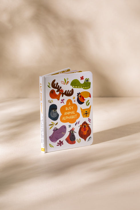 A Busy Animal Alphabet - Book For Kids